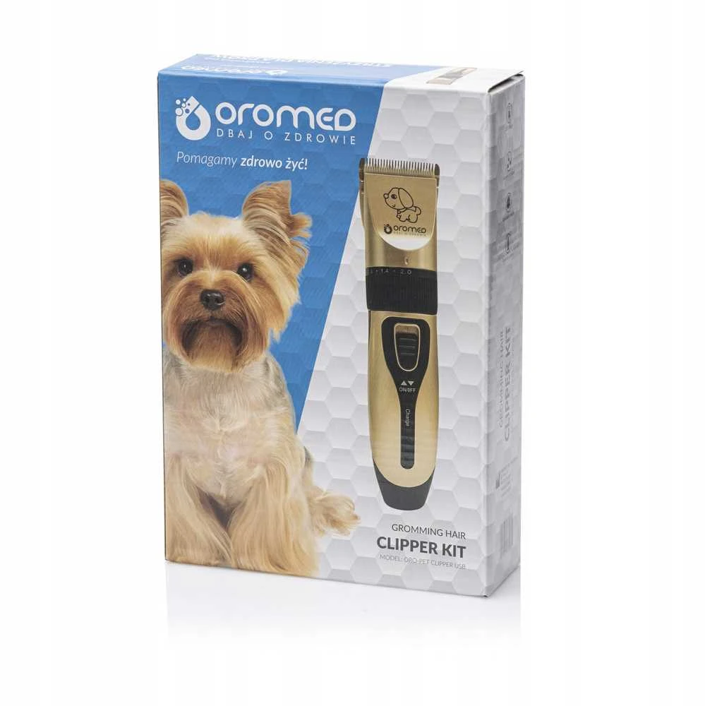 Oro-med Gyvūnų Kirpimo Mašinėlė - ORO-PET CUPPER USB Keraminis Peilis Reguliuojamas 3mm-12mm Įkraunamas