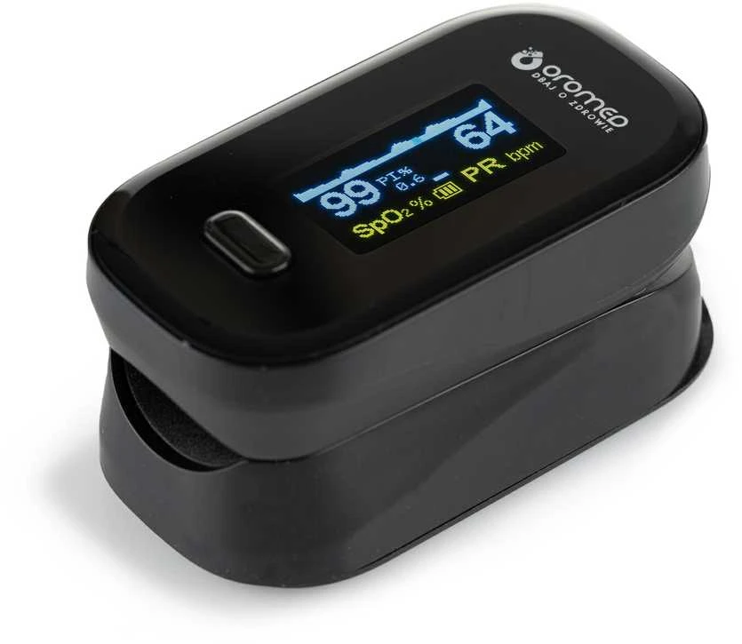 Pulse oximeter Oro-Oximeter Juodas