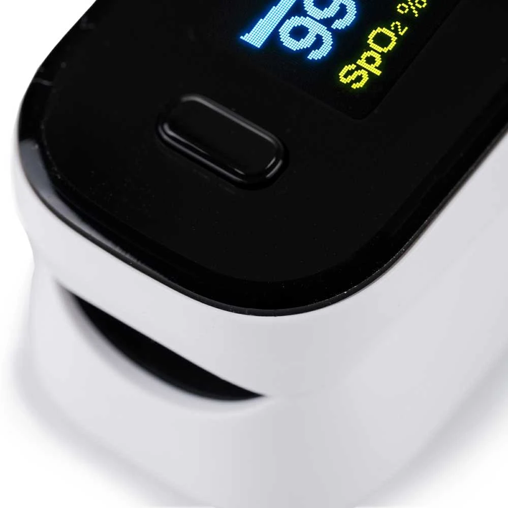 Oro-med Pulsoksimetras - Oromed PULS_ORO-OXIMETER Matuoja 2-100% SpO2, 30-250 bpm, OLED, Balta