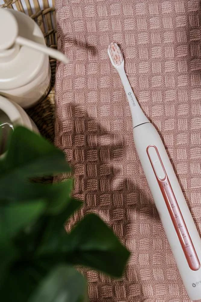 Oro-med Dantų Šepetėlis - ORO-SMILE Rožinis Įkraunama su 3 Intensyvumo Lygiais