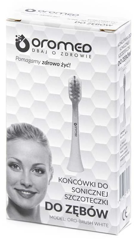 Elektrinis dantų šepetėlis Oromed Oro-Brush, Baltas