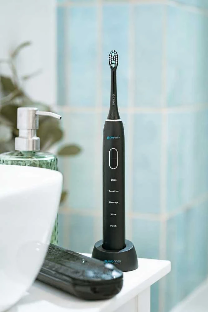 Elektrinis dantų šepetėlis Oromed Oro-Brush, Juodas