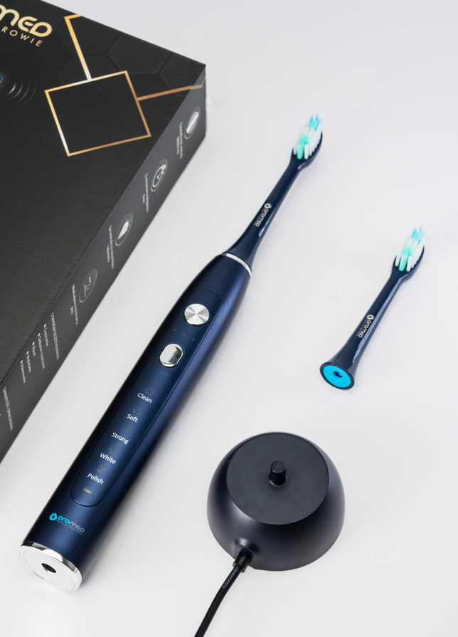 Elektrinis dantų šepetėlis Oromed Oro-Sonic X Pro, Tamsiai mėlynas