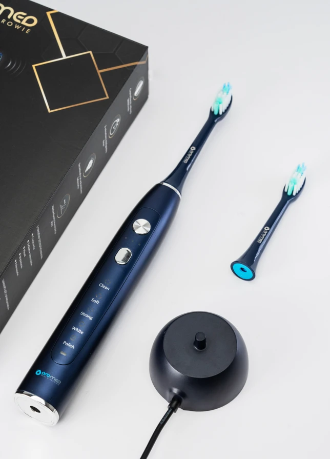 Elektrinis dantų šepetėlis Oromed Oro-Sonic X Pro, Tamsiai mėlynas