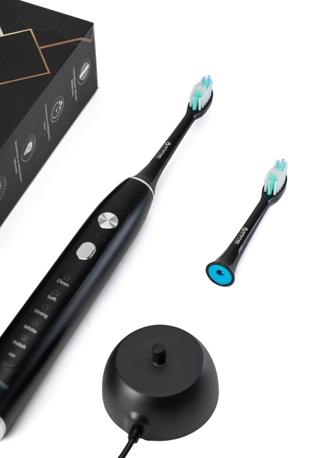 Elektrinis dantų šepetėlis Oromed Oro-Sonic X Pro, Juodas