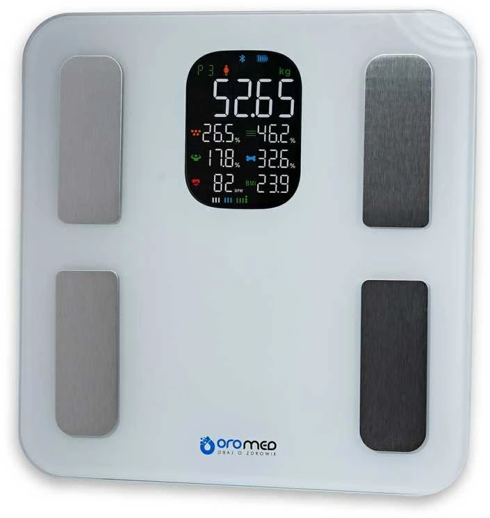 Svarstyklės Oro-med Oromed Gold-Bluetooth Smart Balta
