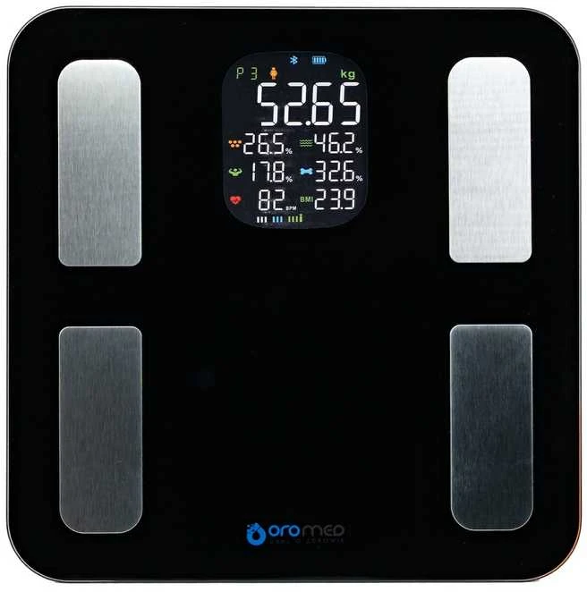 Svarstyklės Oro-med Oromed Oro-Bluetooth Smart juoda