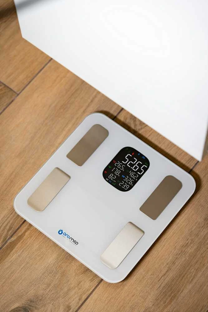 Svarstyklės Oro-med Oromed Gold-Bluetooth Smart Balta
