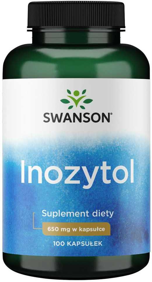 Swanson INOZITOLIS 650 mg – 100 kapsulių