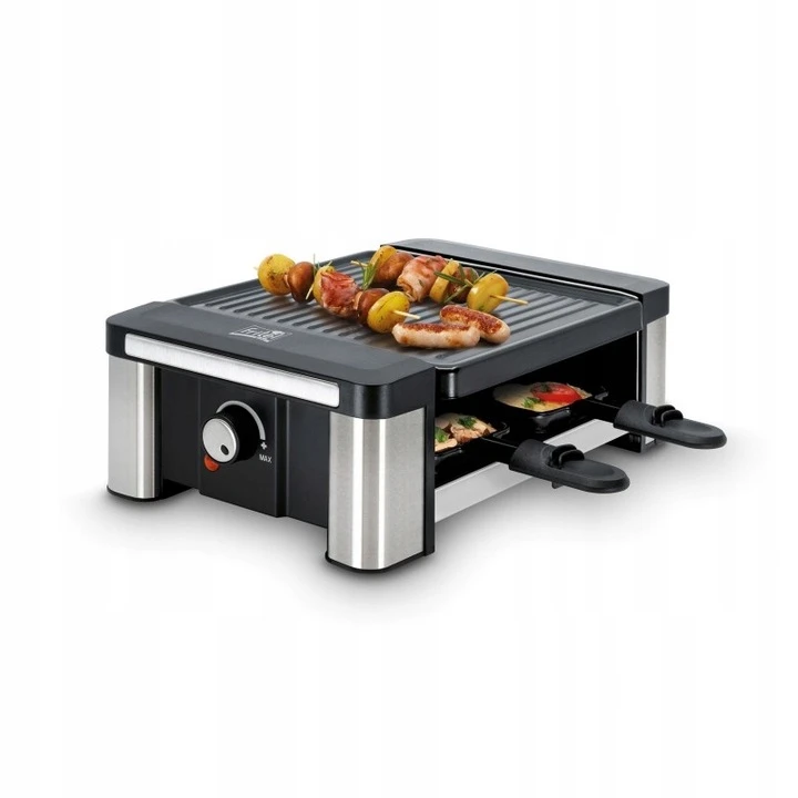 Astar Raclette elektrinis grilis Fritel RG 2130, sidabrinės/pilkos spalvos, 600 W