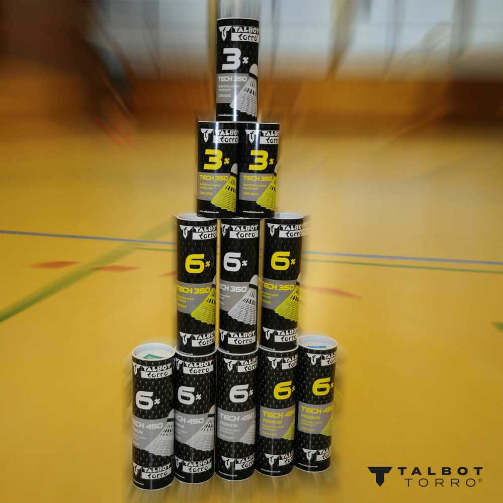 Talbot Torro Skrydis į badmintoną techniką 350 3 vnt.