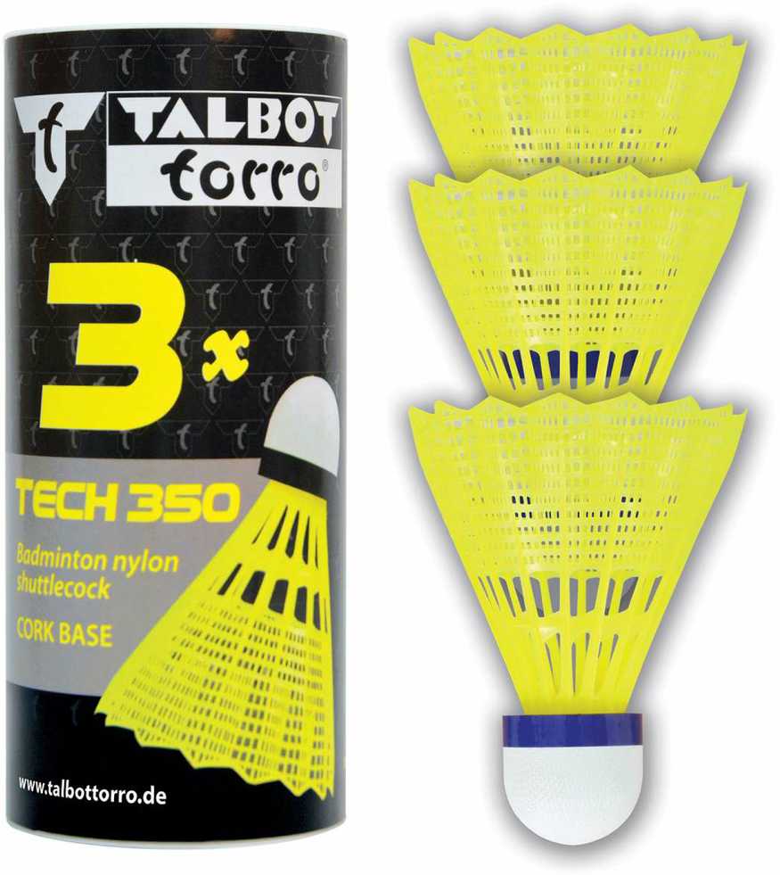 Talbot Torro Skrydis į badmintoną techniką 350 3 vnt.