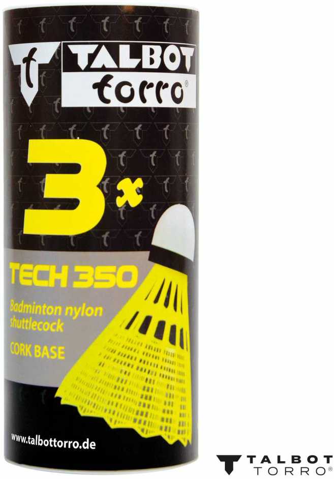 Talbot Torro Skrydis į badmintoną techniką 350 3 vnt.