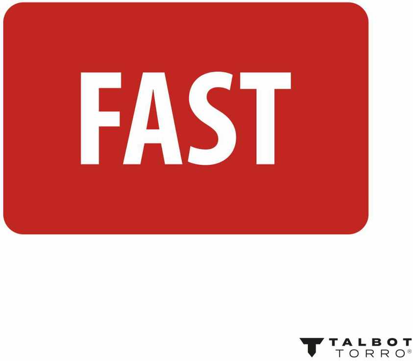 Talbot Torro TT LOT. TECH 450 geltonas greitas 6szt.