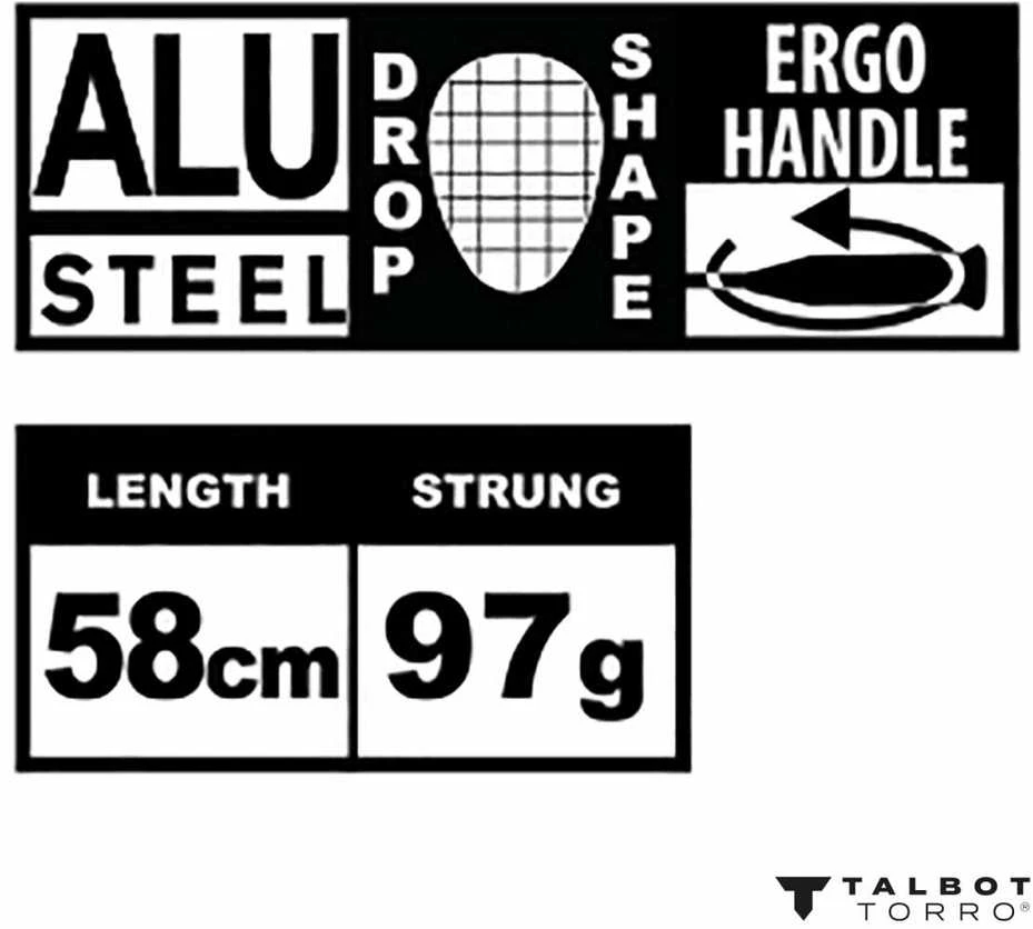 Talbot Torro badmintono raketė Talbot Torro Eli junior 58 cm 419613