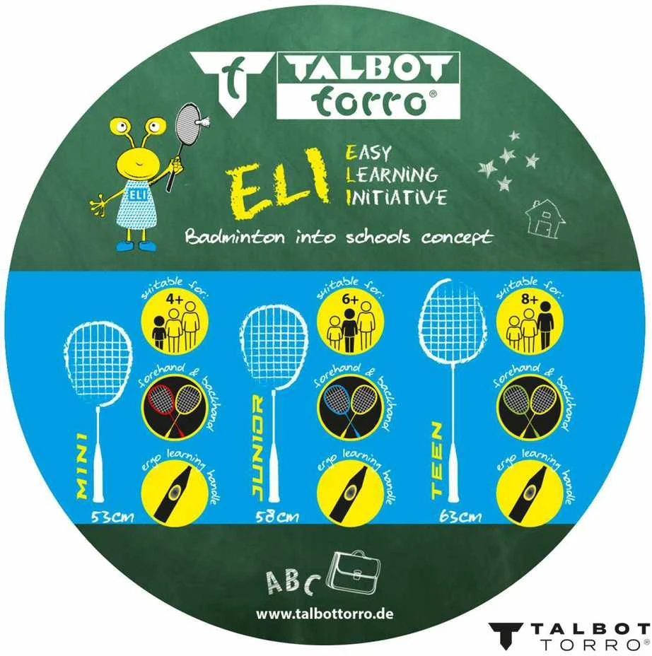 Badmintono raketė Talbot Torro Eli mini 53 cm 419612