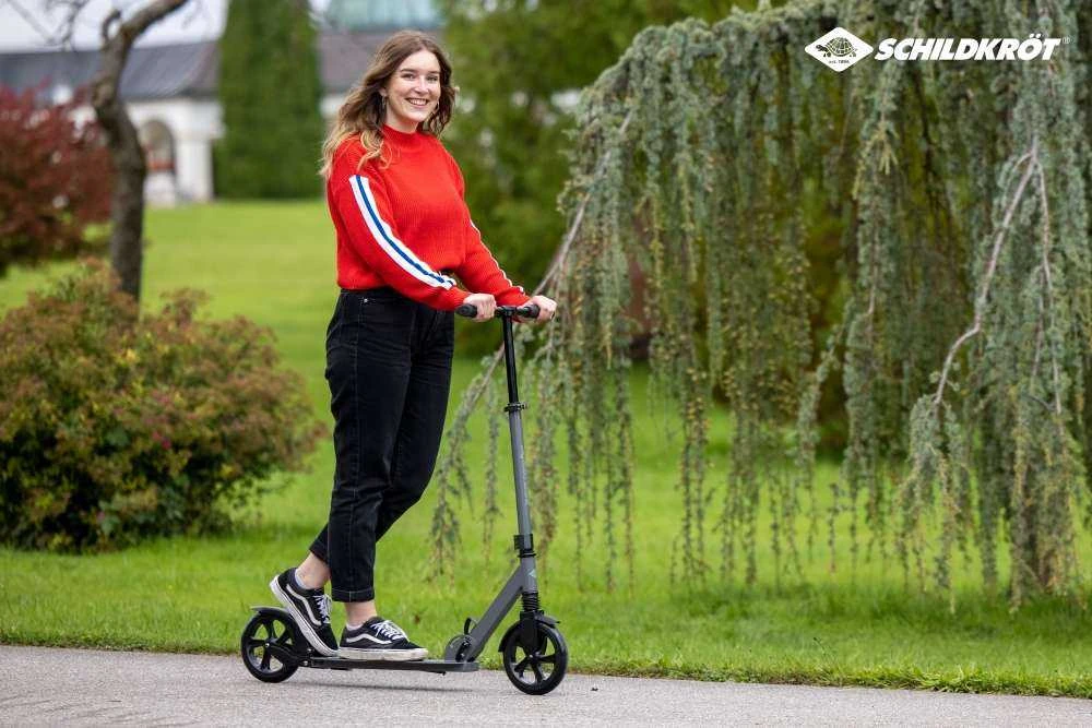 Scholl Schildkröt Funsports Street Pro Universal Classic Pilkas paspiriamasis paspirtukas