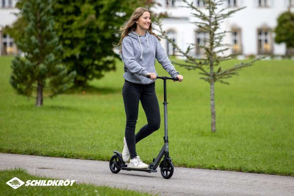 Scholl Schildkröt Funsports Street Pro Universal Classic Pilkas paspiriamasis paspirtukas