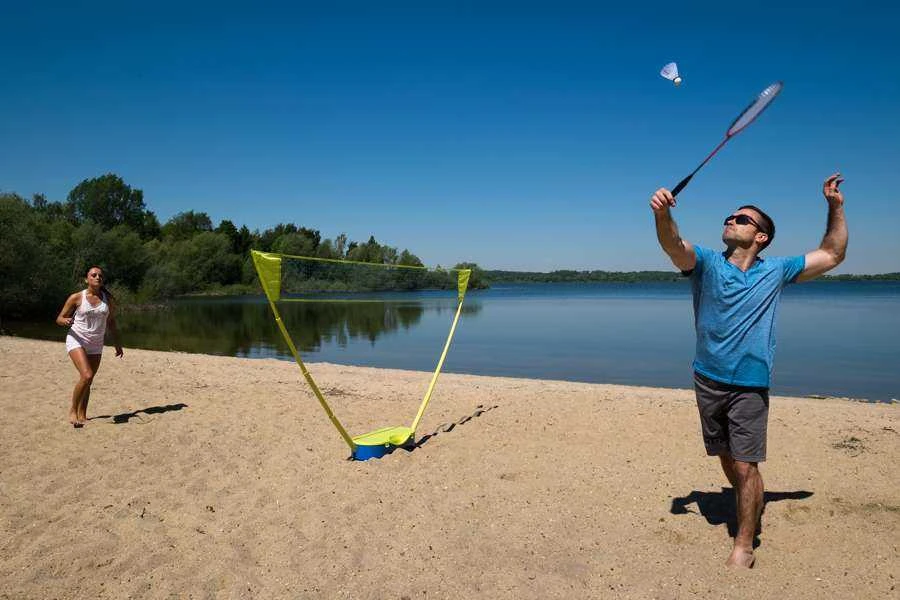 Badmintono rinkinys Schildkröt Compact su tinkleliu