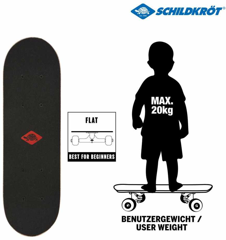 Riedlentė Hot Wheels SCHILDKRÖT FUNWHELLS Riedlentė Mini 17'' Skate It Out (510610)