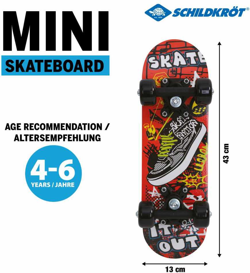 Riedlentė Hot Wheels SCHILDKRÖT FUNWHELLS Riedlentė Mini 17'' Skate It Out (510610)