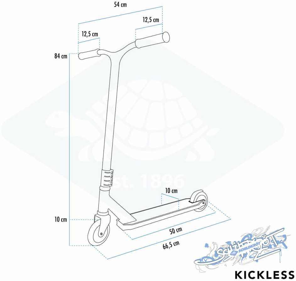 Schildkröt Funsports Paspirtukas Schildkrot SFW HUL. Stunt Kickless Sunset