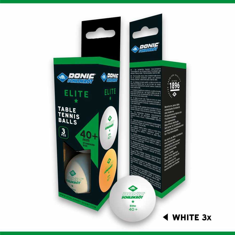 Donic Gėlių vazonas Ball Elite * 3 vnt.baltas (D608310)