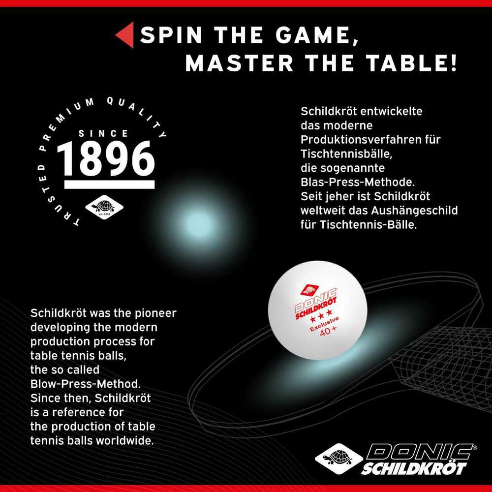 Ping-pong kamuoliukai Donic Avangarde 3 *** balti 3vnt