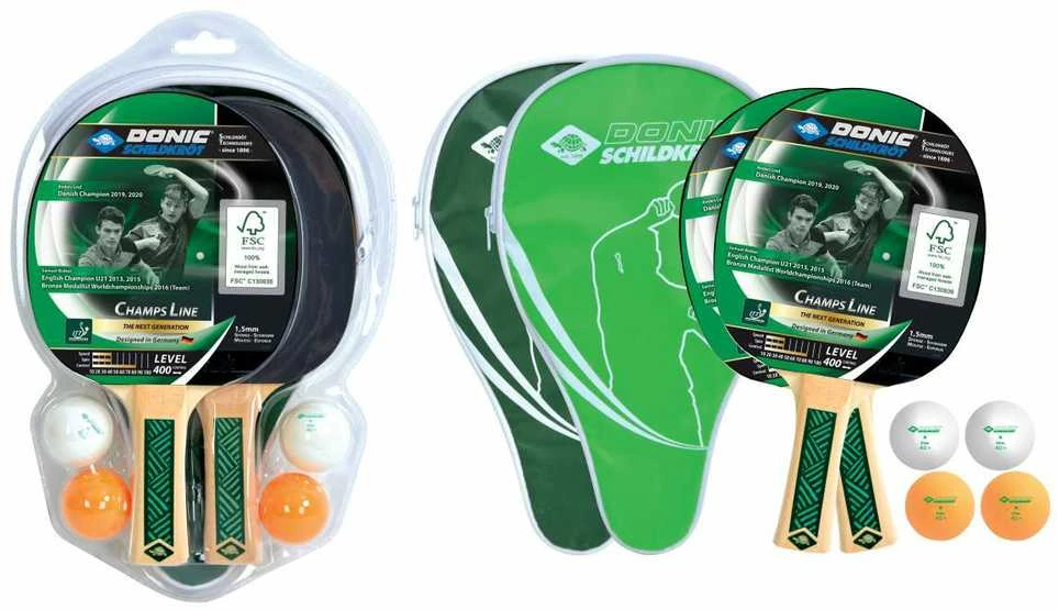 Schildkröt Donic DS SET. CHAMPS Line 400 COVER rinkinys,