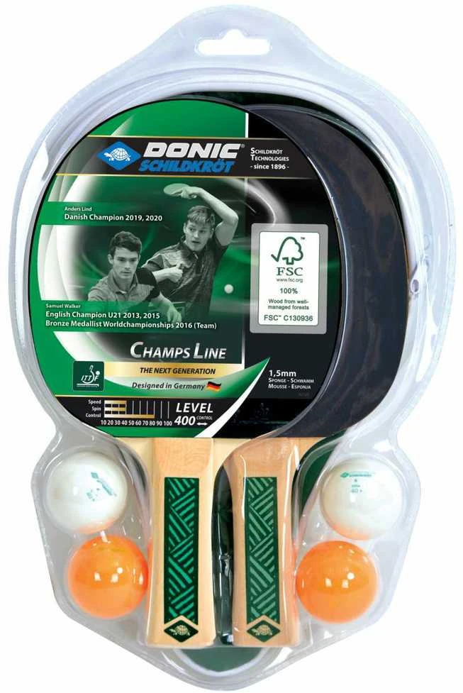 Schildkröt Donic DS SET. CHAMPS Line 400 COVER rinkinys,
