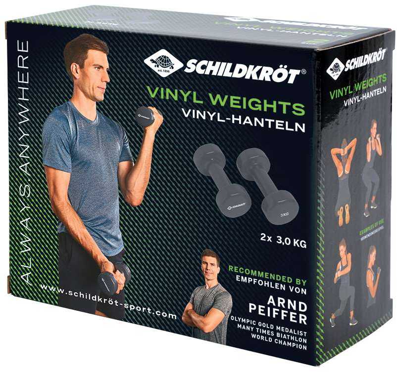 Schildkrot Winylowe SCHILDKRT Vinyl Dumbbells 3,0kg