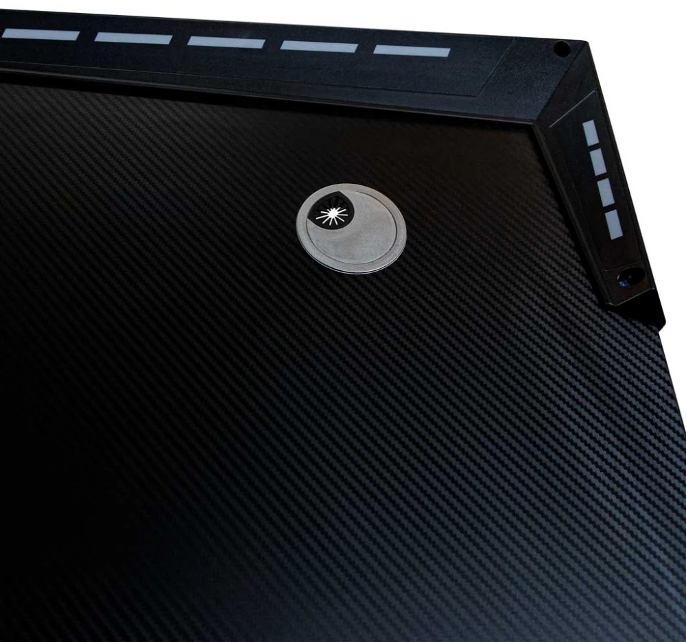 Kompiuterio stalas Gaming RGB KX2639 (120x60 cm, Juodas)