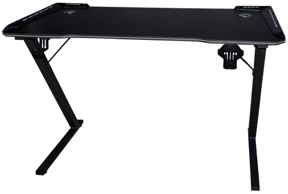Kompiuterio stalas Gaming RGB KX2639 (120x60 cm, Juodas)
