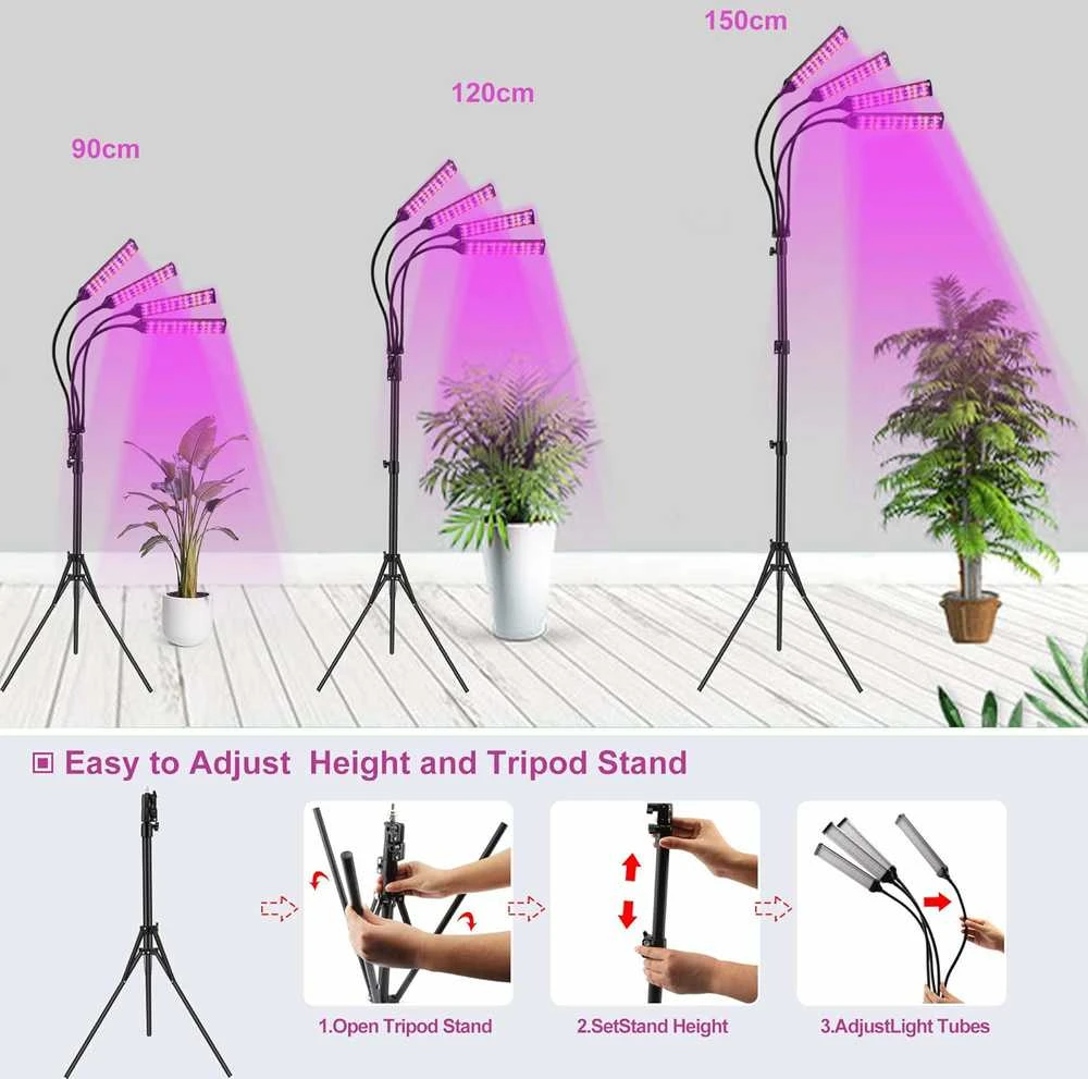 Lempa augalams AL2 4in1 Tripod