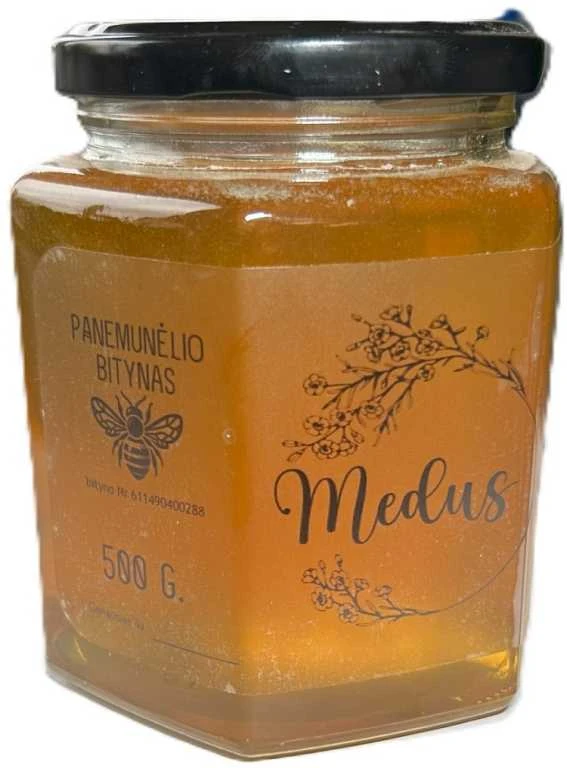 Lietuviškas lauko gėlių medus, 500g