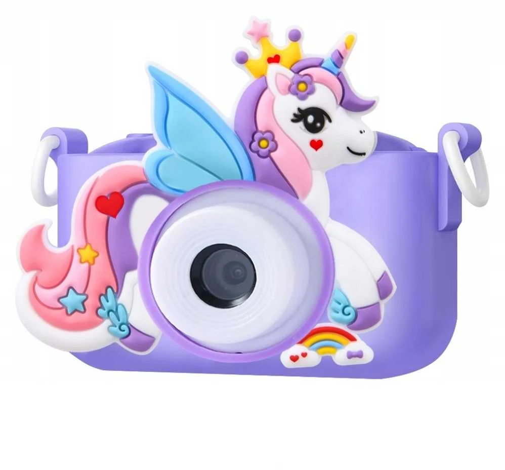Vaikiškas fotoaparatas VF7 Unicorn Violetinė