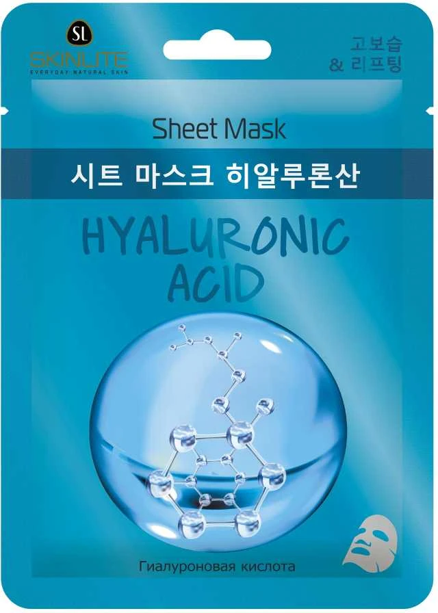 Adwin Korea Corporation Skinlite lakštinė veido kaukė „Hialurono rūgštis“, 1 vnt.
