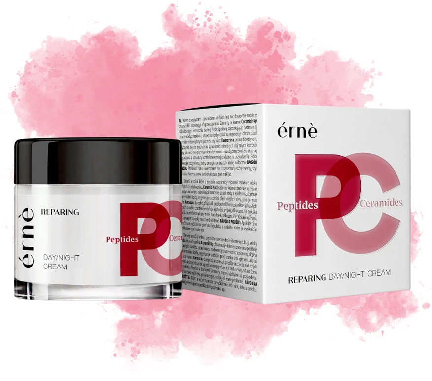 Allure Pro Dieninis ir naktinis veido kremas ERNE su peptidais ir keramidais, 50ml