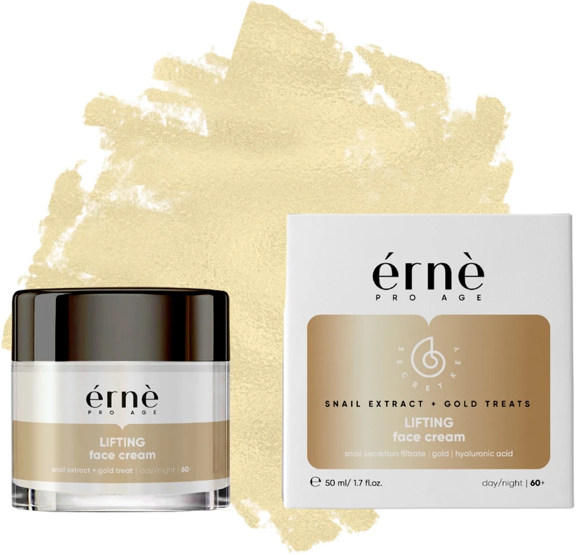Allure Pro Veido kremas ERNE su sraigių mucinu Lifting & Regenerating, 50 ml
