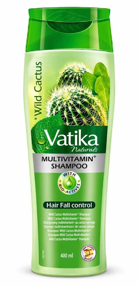 Šampūnas slenkantiems plaukams Wild Cactus, Dabur Vatika, 400 ml