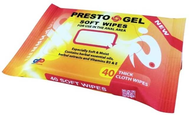 Dan Pharm Drėgnos servetėlės Prestogel, 40vnt