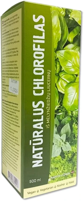 Diet Market Natūralus chlorofilas, 500 ml.
