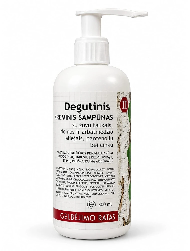 Dr Retter Ec Degutinis kreminis šampūnas Gelbėjimo ratas®, 300ml