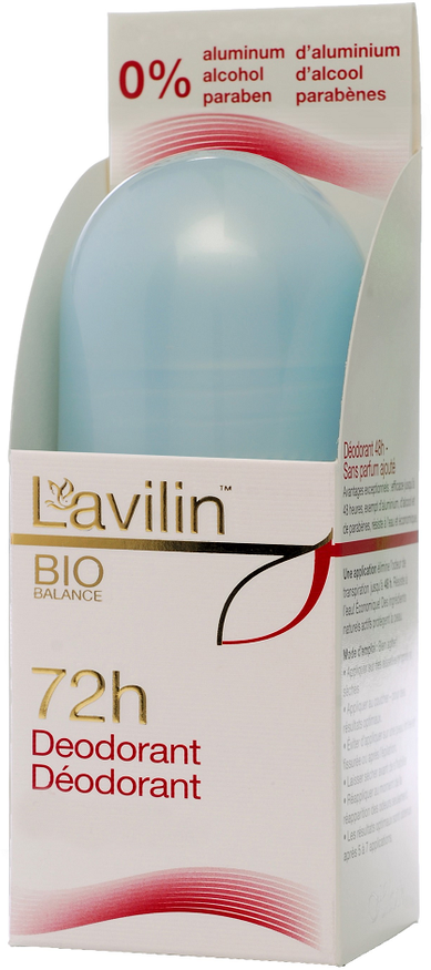 Chic-Hlavin Group Rutulinis dezodorantas pažastims 72h Lavilin Bio Balance, 60 ml.