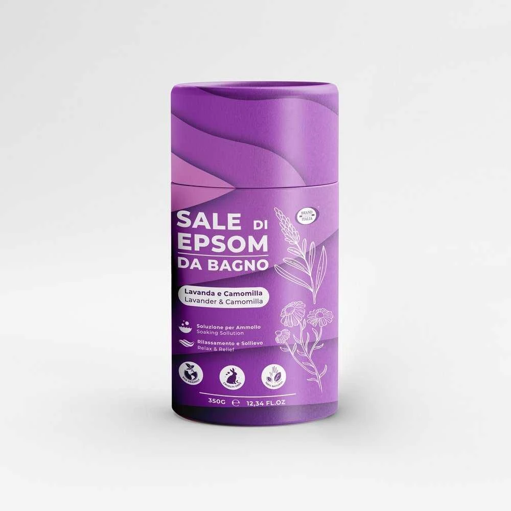 Idee Innovative Srl Vonios druska su levandomis ir ramunėlėmis Brand Italia, 350 g