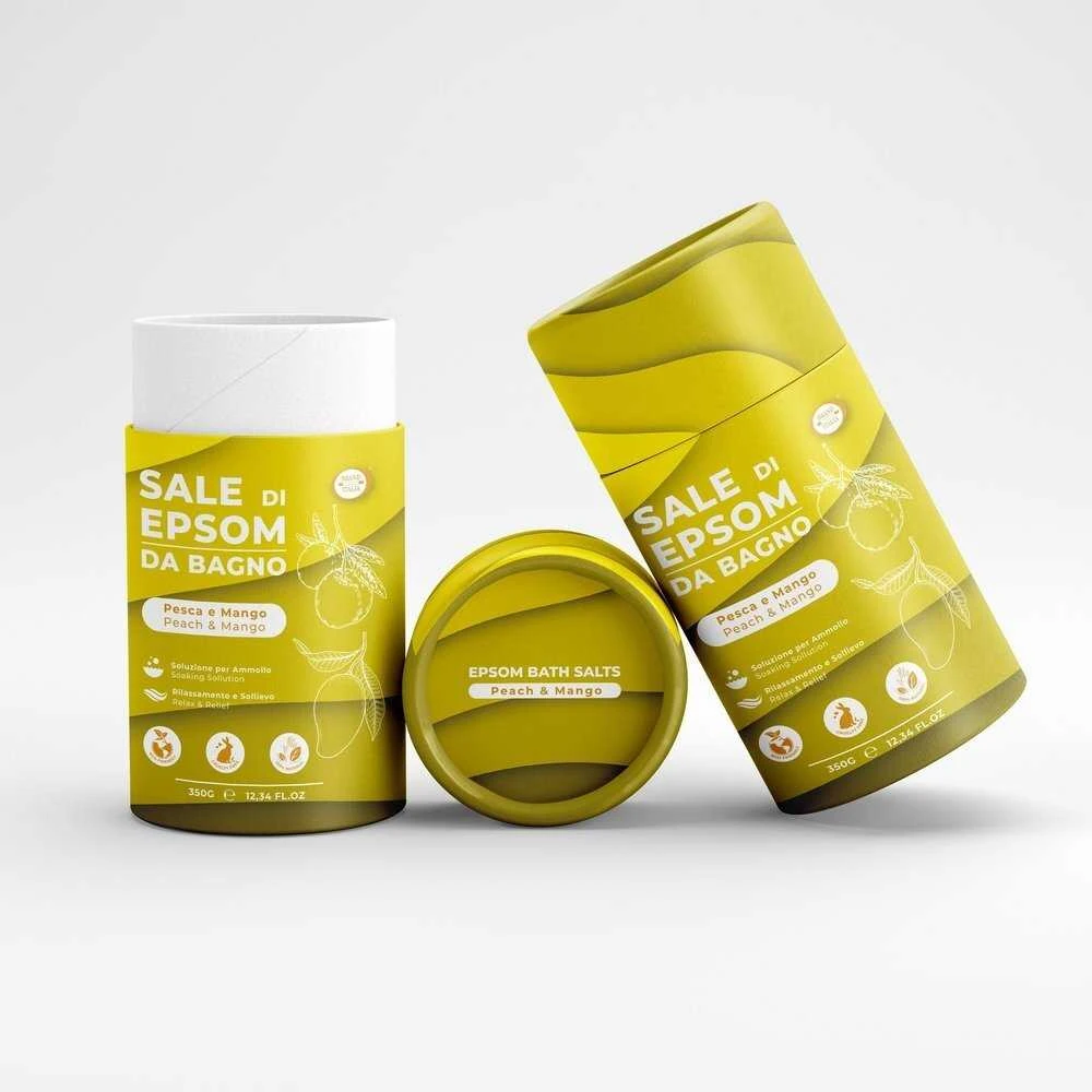 Idee Innovative Srl Vonios druska su persikais ir mangais Brand Italia, 350 g