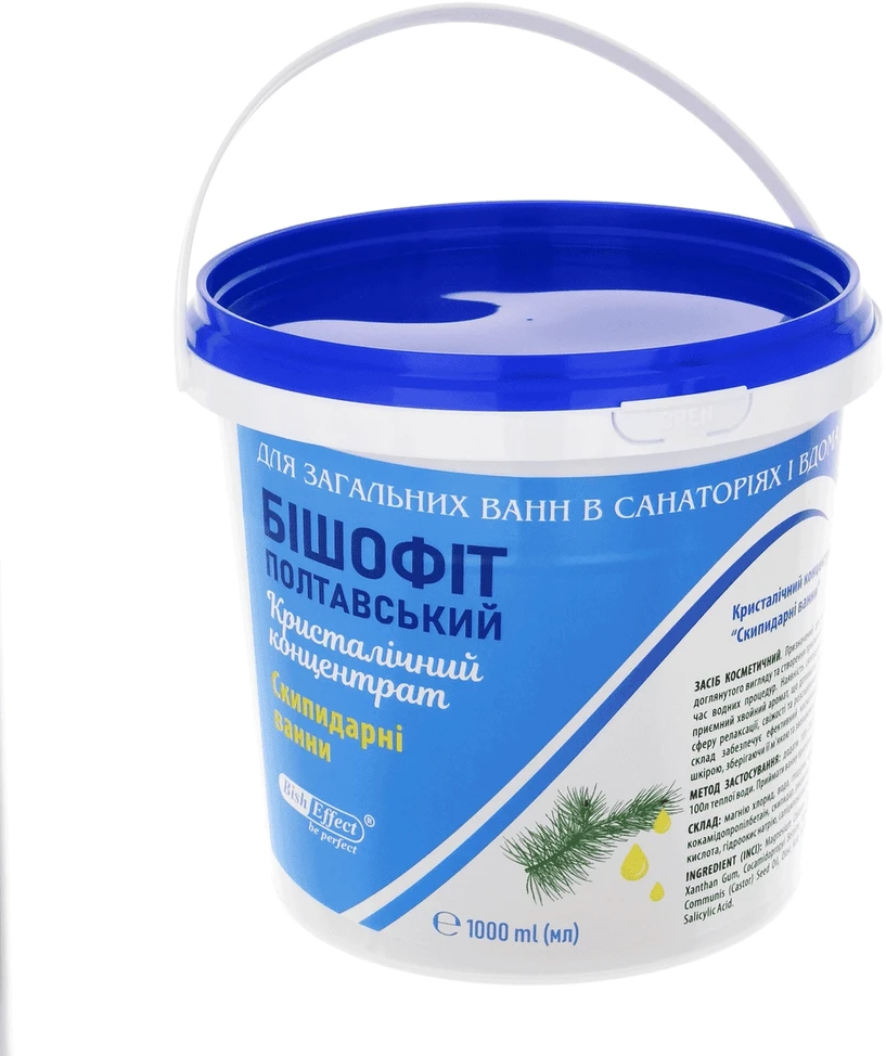 Žardin Kosmetik Kristalinis koncentratas terpentino vonioms Poltavos Bišofitas, 1000 ml