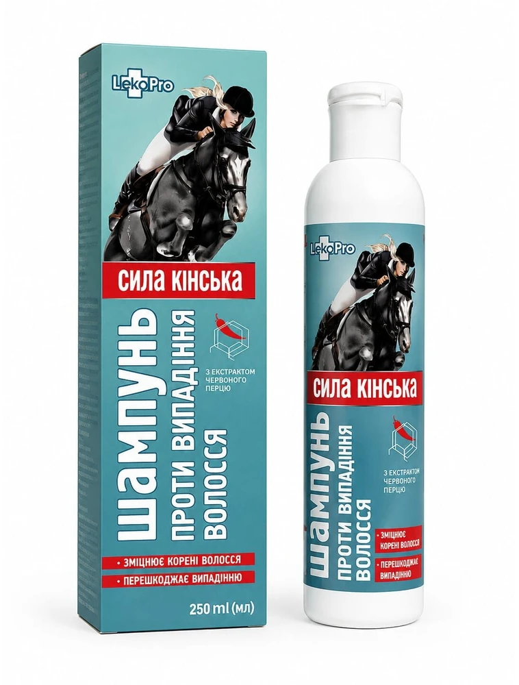Lekopro Stiprinamasis šampūnas Horse Power, 250 ml