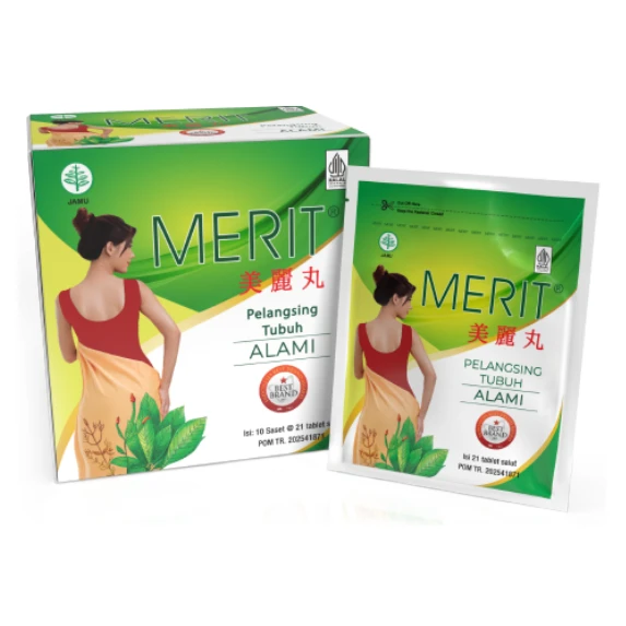 Merit indonezijos lieknėjimo tabletės 500 mg, 21 tabletė