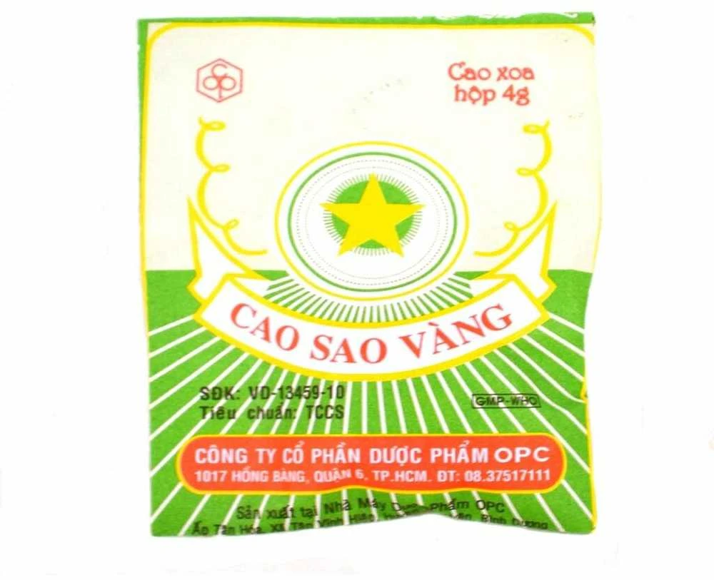OPC Pharmaceutical Joint Stock Company Opc Pharmaceutical Vietnamietiškas balzamas Golden star, 4g